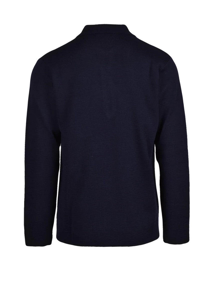 Daniele Fiesoli Knit Polo With Zip Placket And Classic Collar