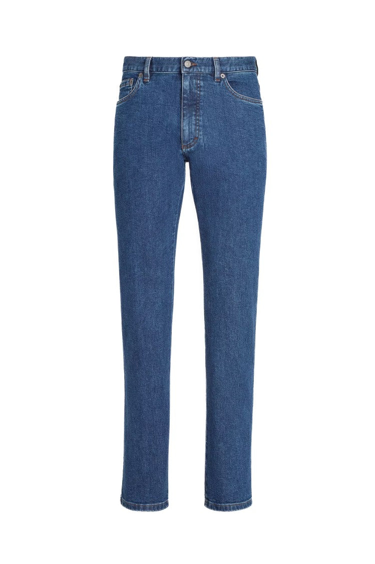 Zegna Roccia Stone Washed Jeans