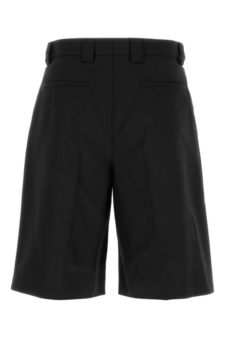 Gucci Black Twill Bermuda Shorts