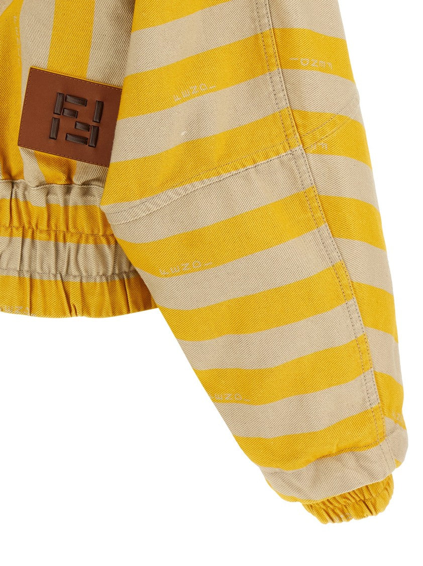 Fendi Pequin Striped Jacket