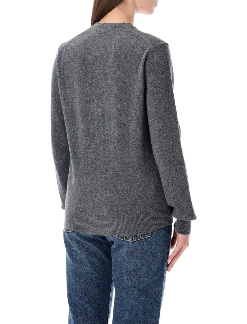 Comme Des Garçons Cuore Rosso Round Collar Cardigan