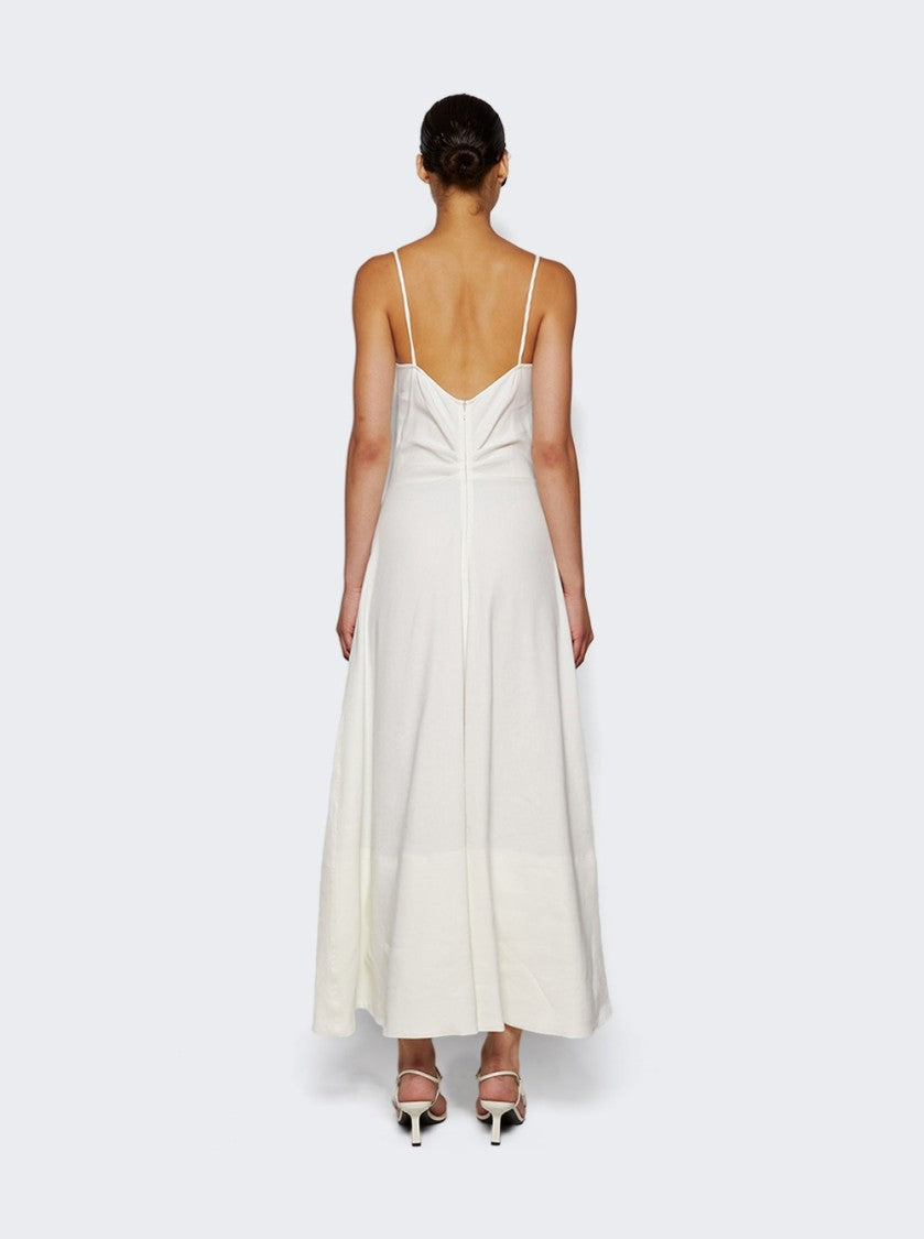 Proenza Schouler Ruby Dress In Linen Pearl