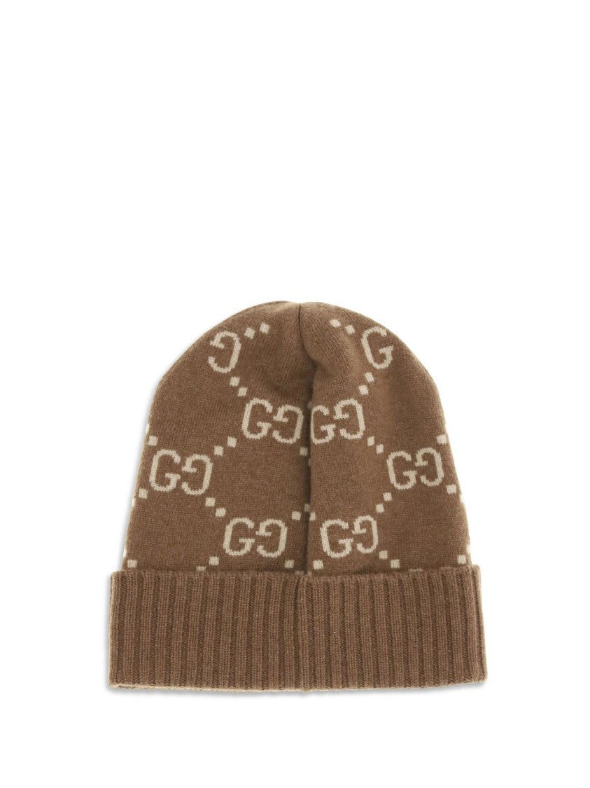 Gucci Ribbed Cuff Wool Beanie