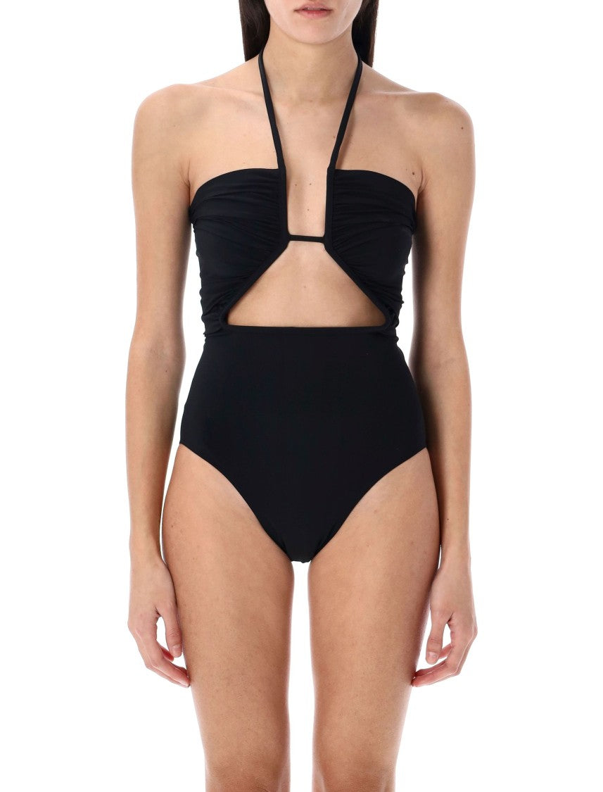 Rick Owens Black Prong Bather Swimsuit