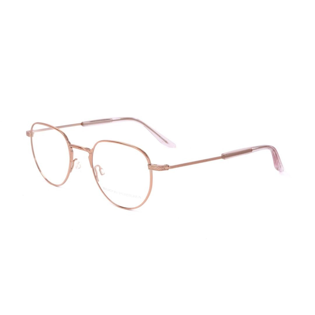 Barton Perreira Bp5089 491Vo Thin Rose Gold Metal Frame Sunglasses With Round Lenses