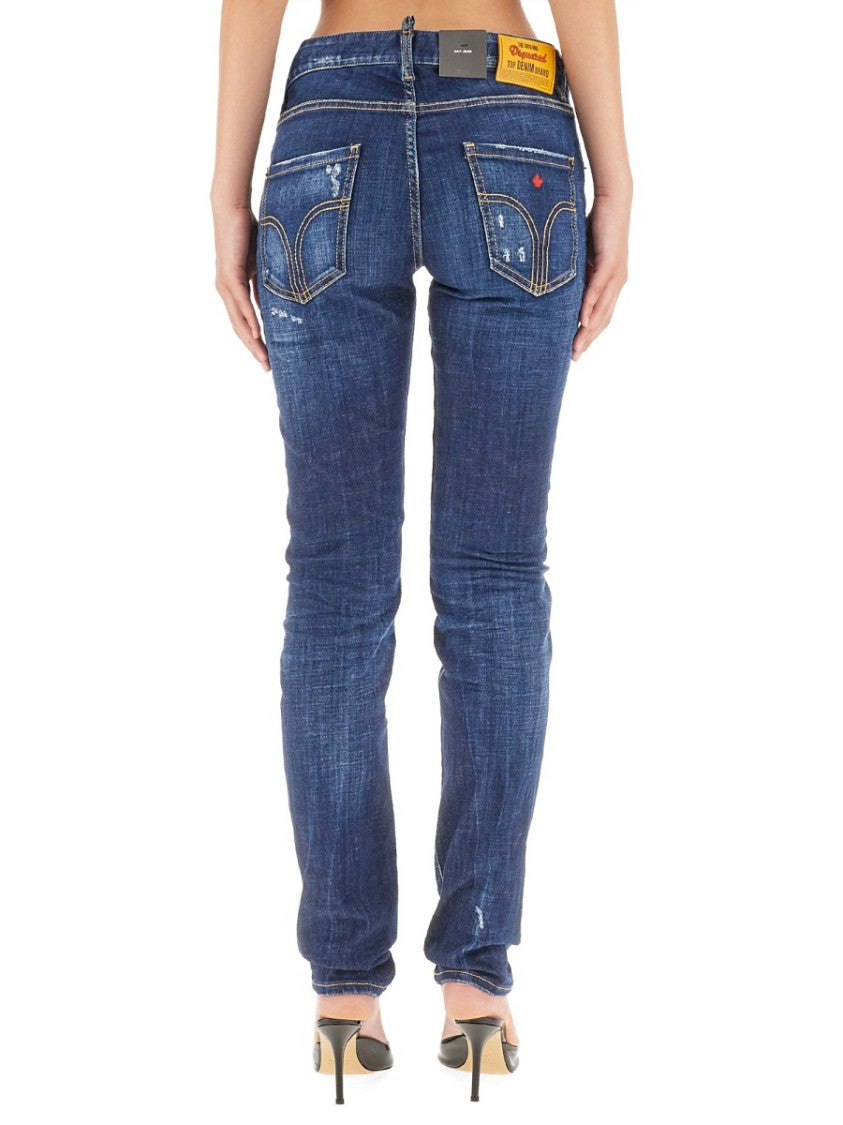 Dsquared2 Slim-Fit Distressed Jeans
