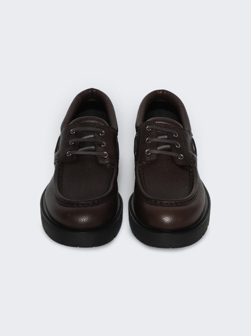 Burberry Raft Boat Shoes Log