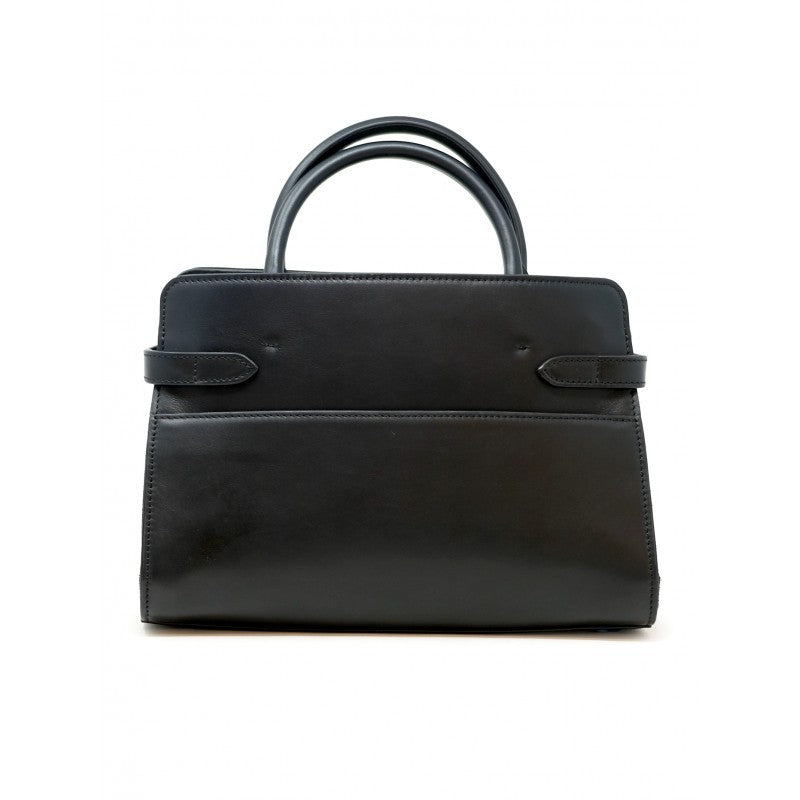 Le Tanneur Temi16m1n01 Black Leather/Suede Mm Soft Bag