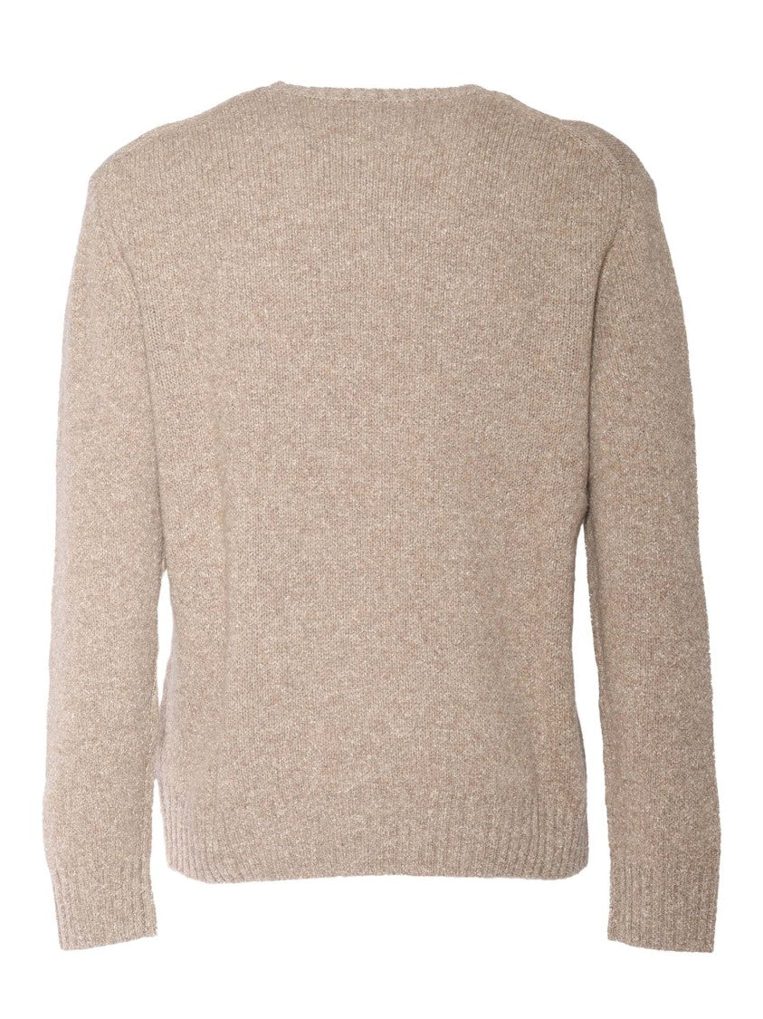 Ballantyne Classic Round Neck Wool-Silk Blend Pullover