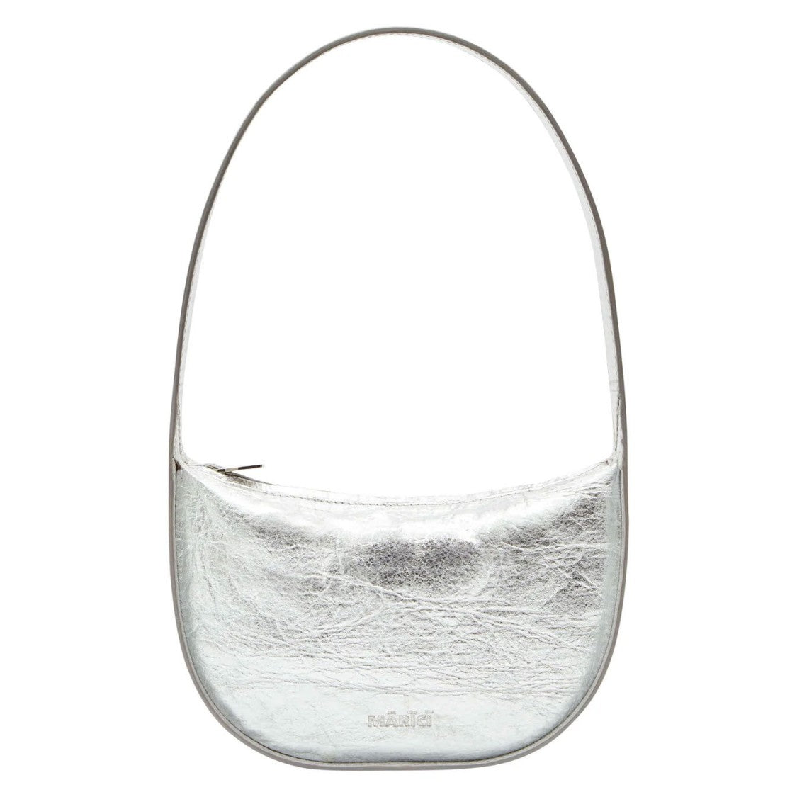 Marici Stylish Silver Shoulder Bag With Pinatex