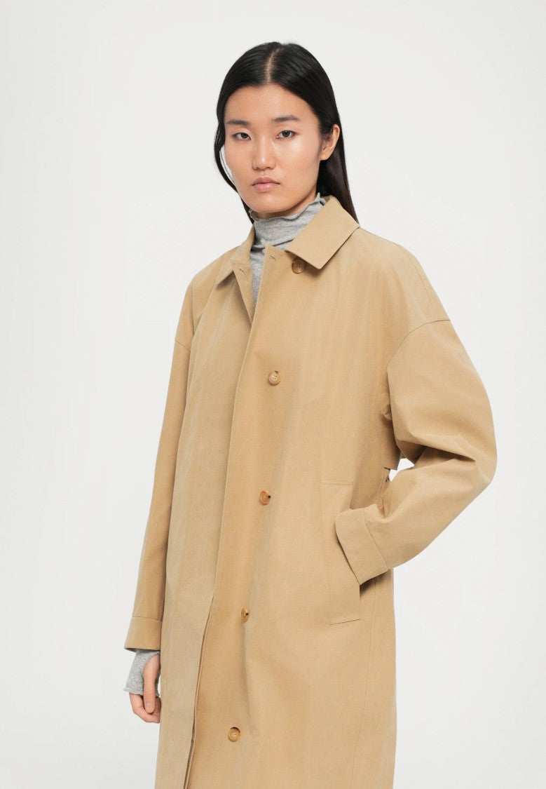 Max Mara Knee-Length Trench Coat With Classic Collar