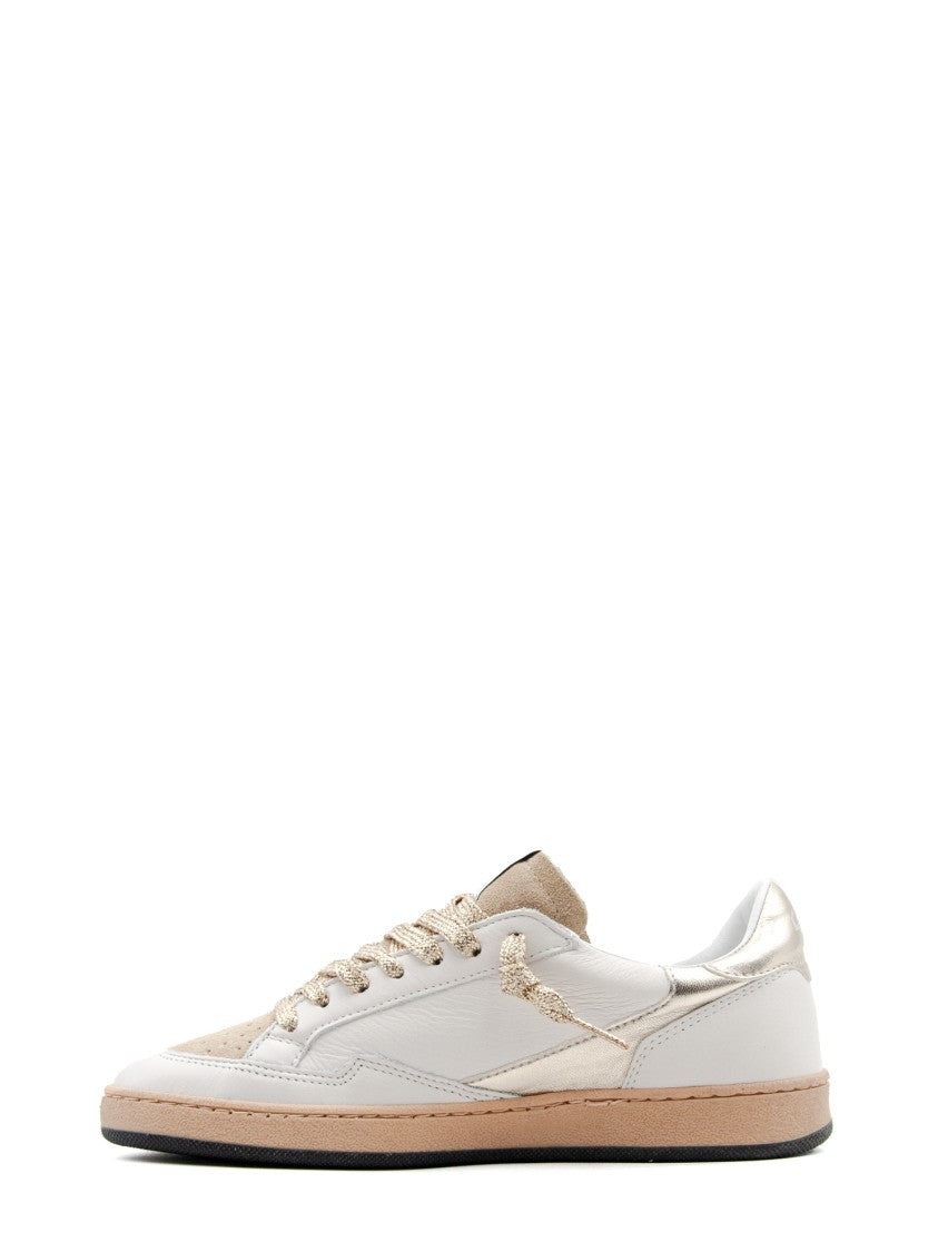4B12 Low-Top Sneakers Textured Panels Metallic Accents