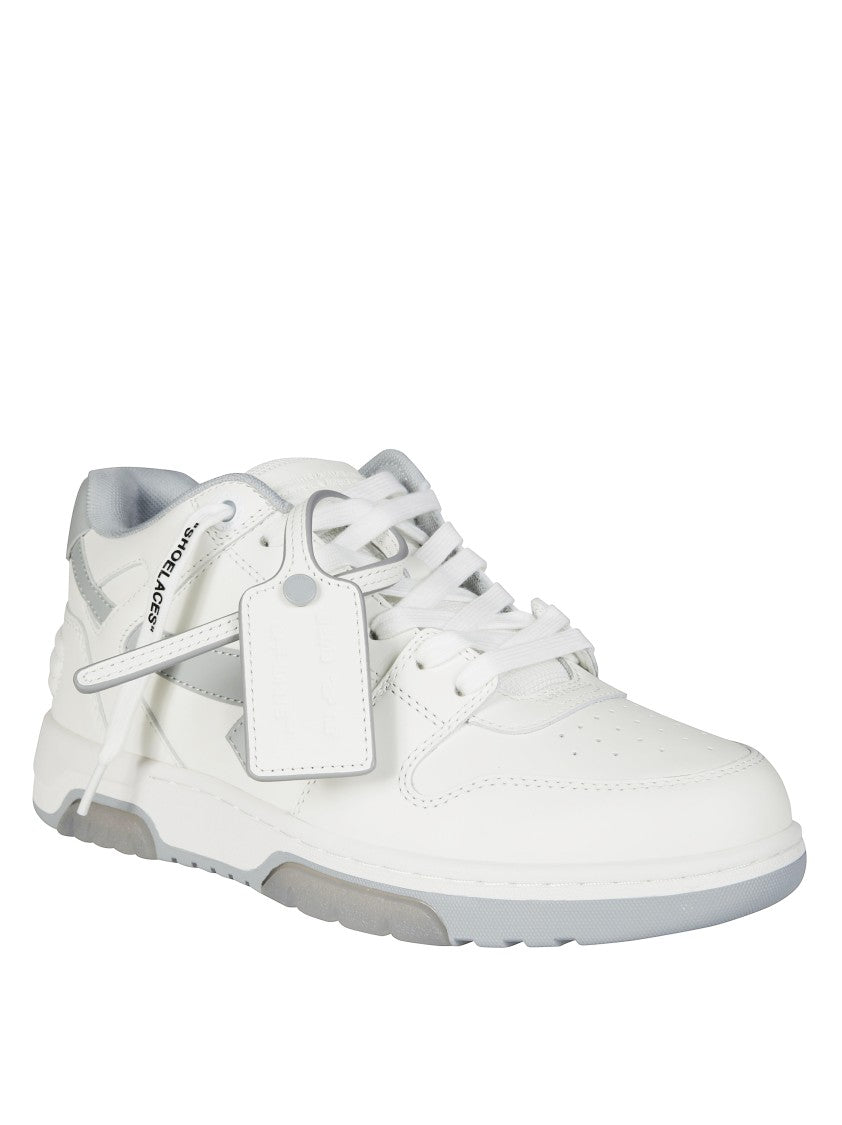 Off-White Layered White And Black Sneakers