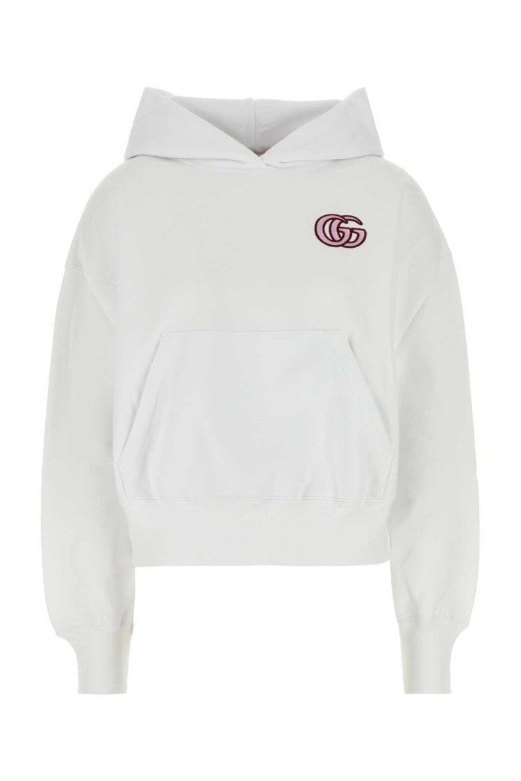 Gucci White Cotton Sweatshirt