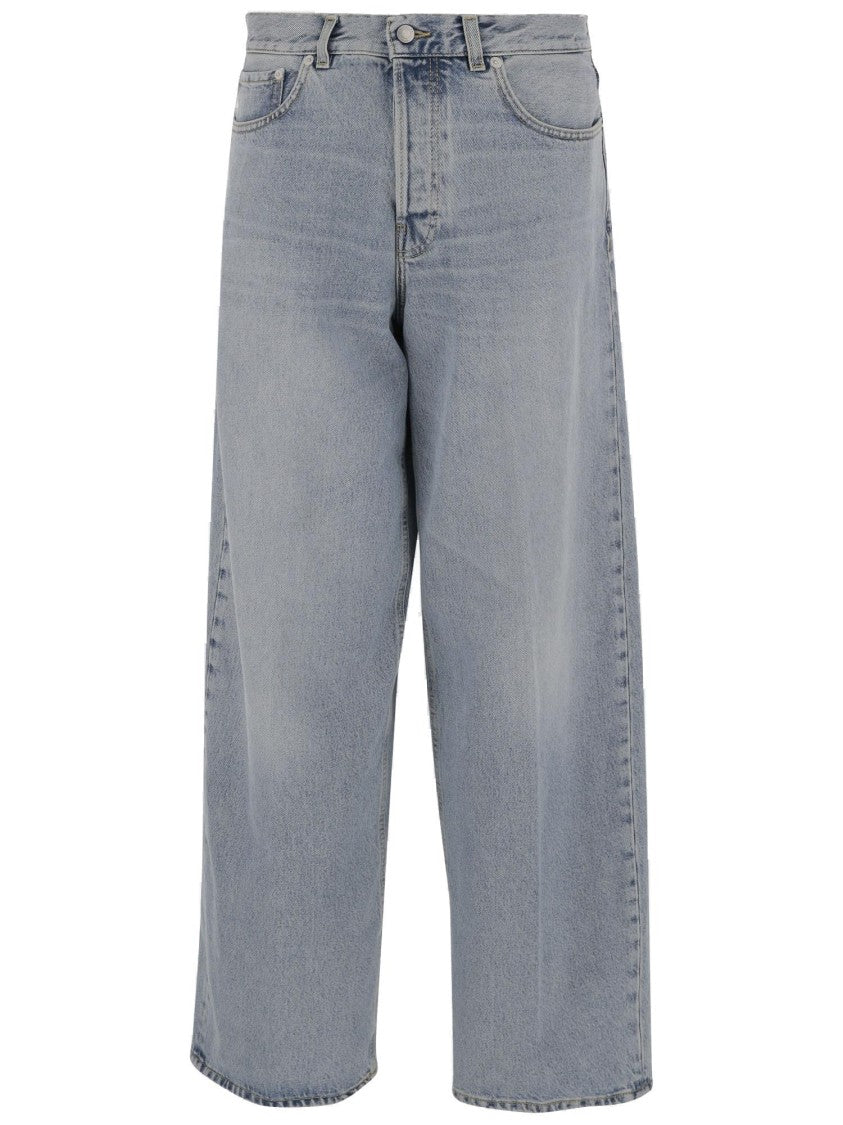 Haikure Wide Fit Cotton Denim Jeans