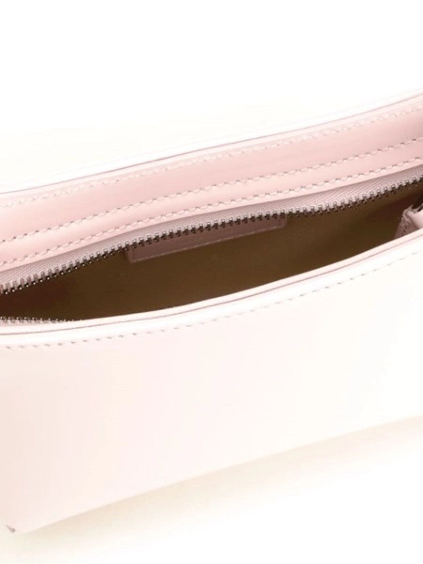 Jacquemus Pink Curved Shape Leather Shoulder Bag