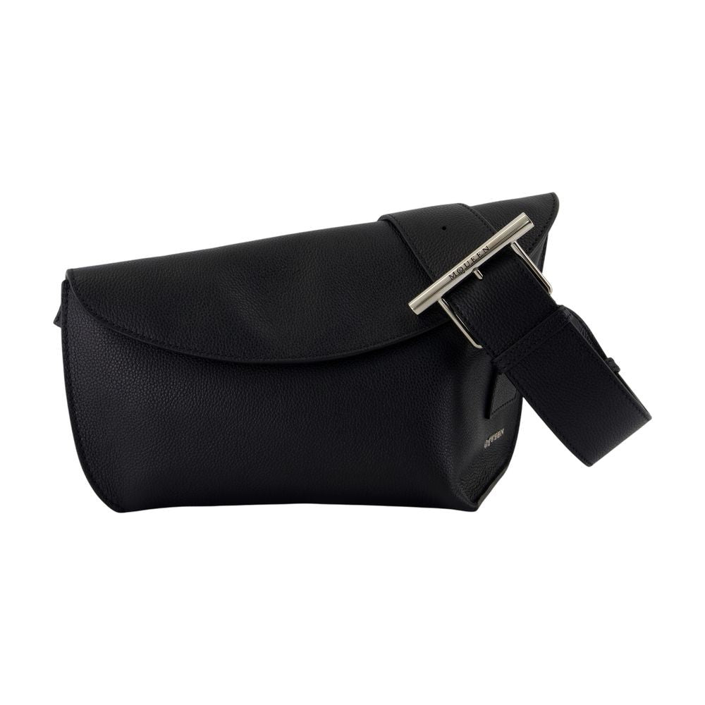 Alexander Mcqueen T Bar Sling Large Shoulder Bag - Leather - Black