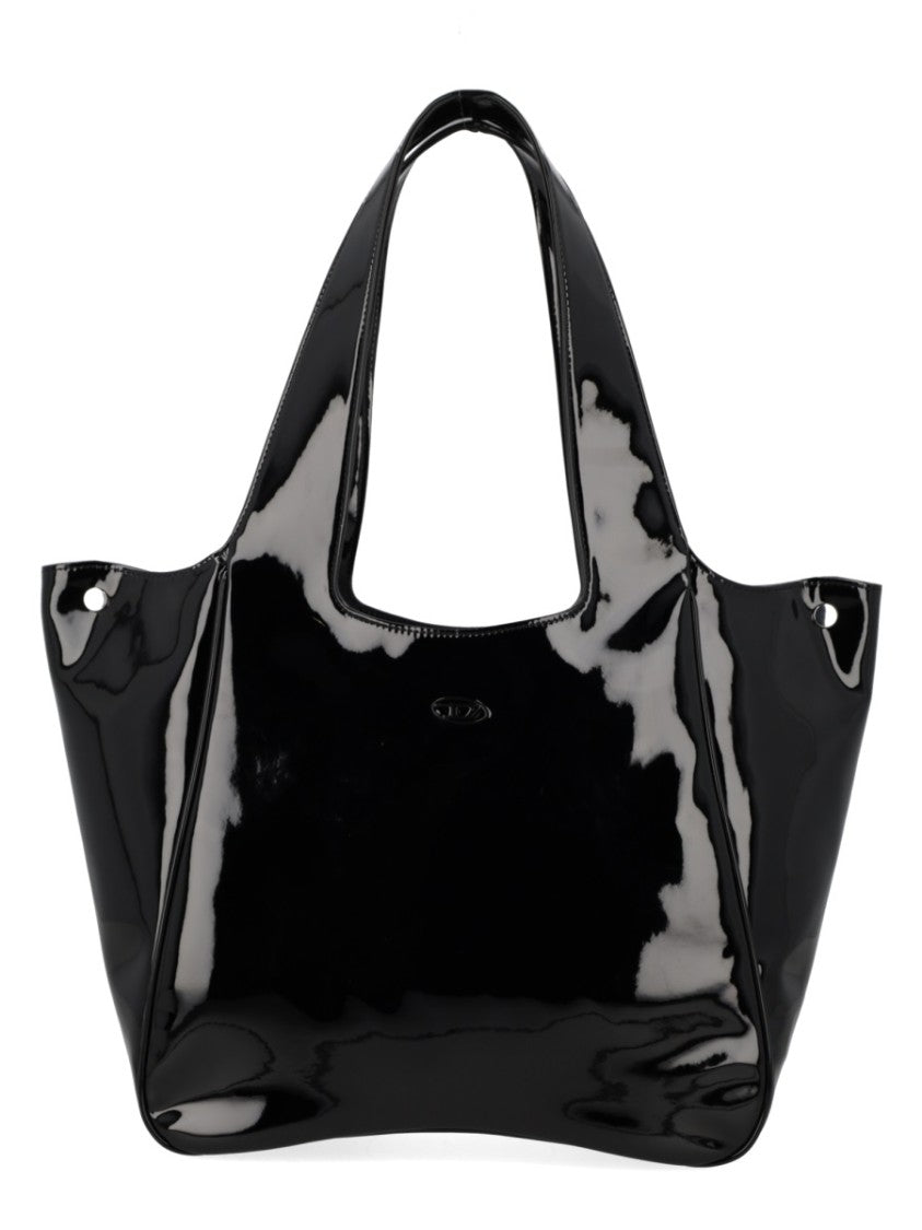Diesel Play Shopper Ew Polyurethane Glossy Tote Bag