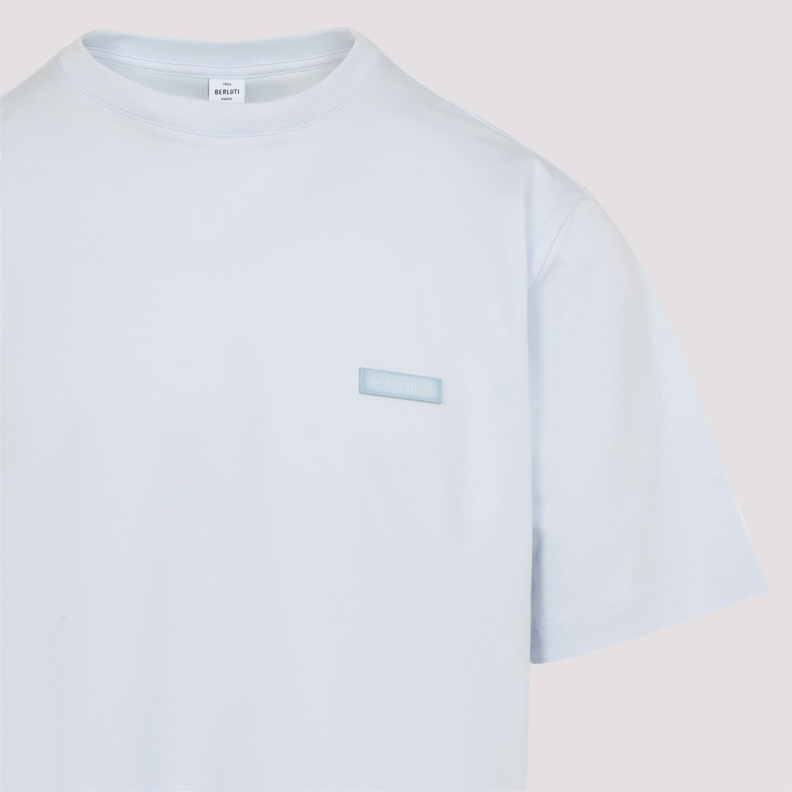 Berluti Light Blue Cotton T-Shirt