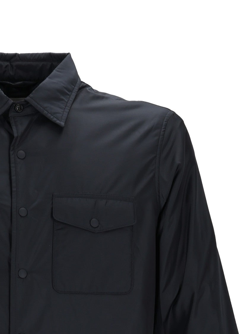 Aspesi Black 13 Piu Nylon Shirt