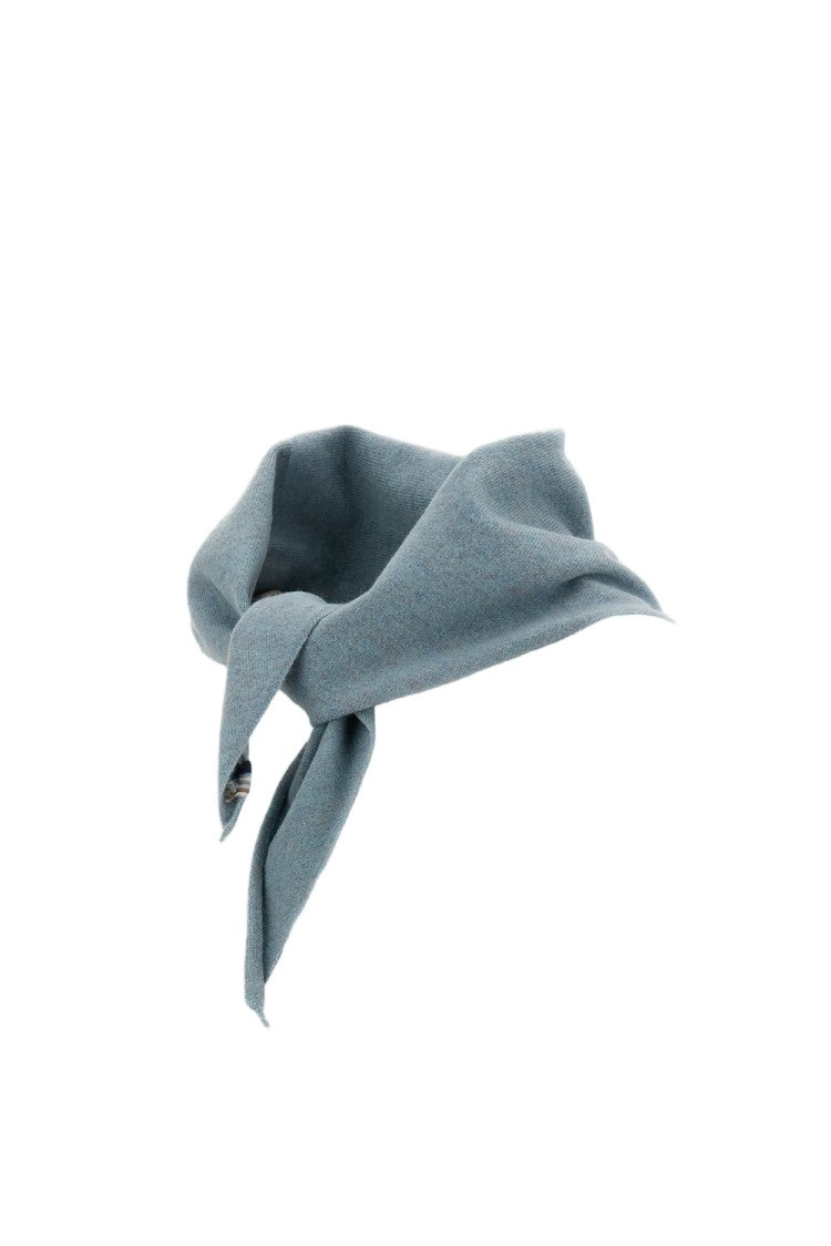 Extreme Cashmere Light Blue Bandana Cashmere-Blend Scarf