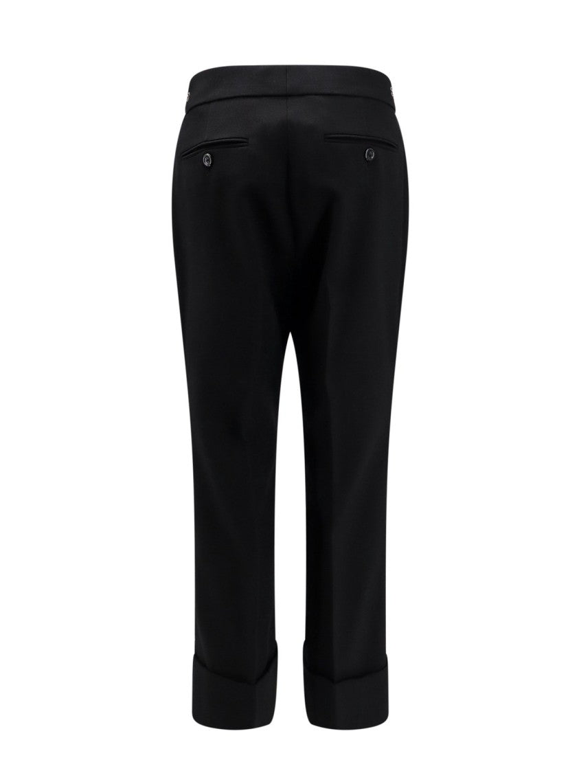 Gucci Wool Pants With Wide Leg Fit And Premium Texture