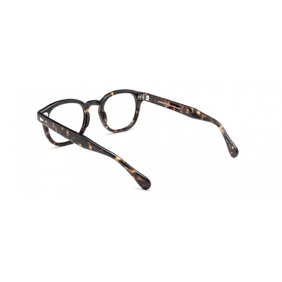 Moscot Or-Lem-O Lemtosh Round Tortoiseshell Acetate Eyeglasses With Keyhole Bridge