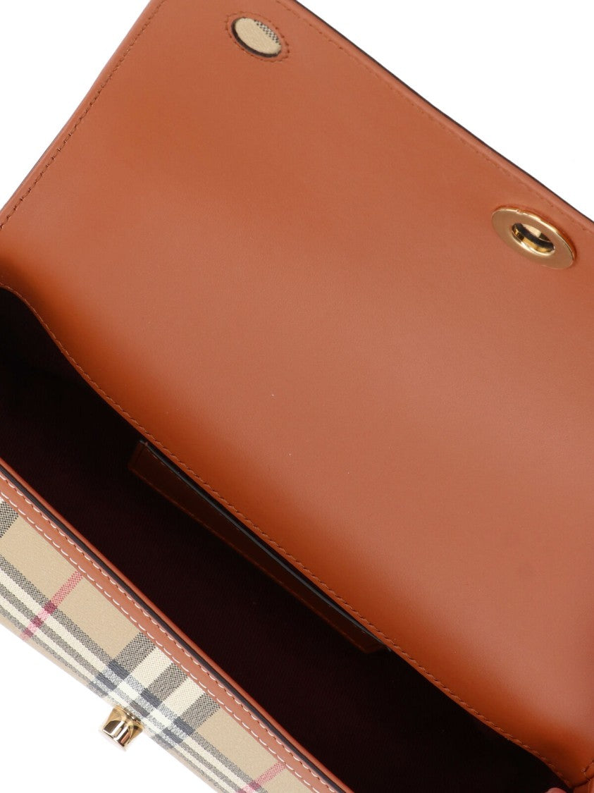 Burberry "Note" Crossbody Bag – Beige