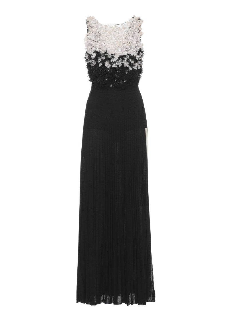 Elisabetta Franchi Dramatic Tulle Evening Gown With Crystal Embellishments
