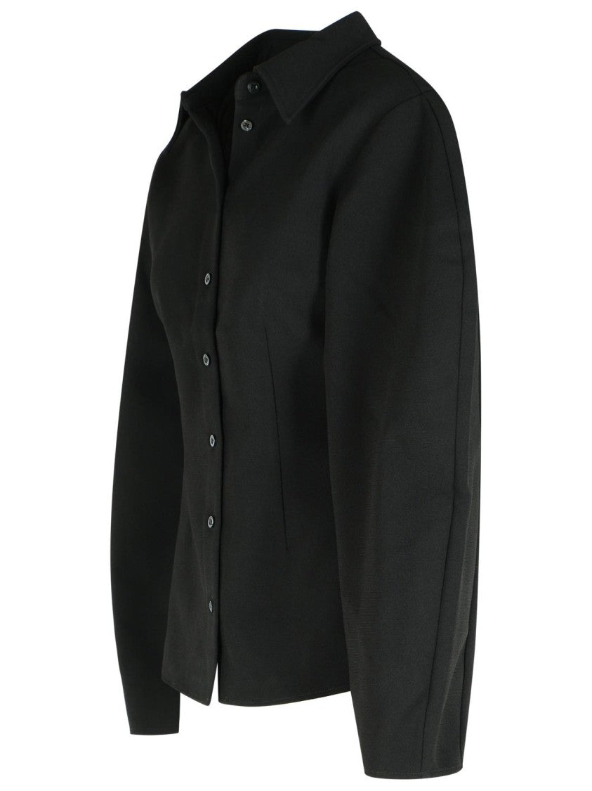 Rotate Black Polyester Shirt