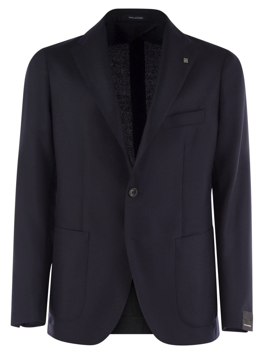 Tagliatore Refined Virgin Wool Jacket