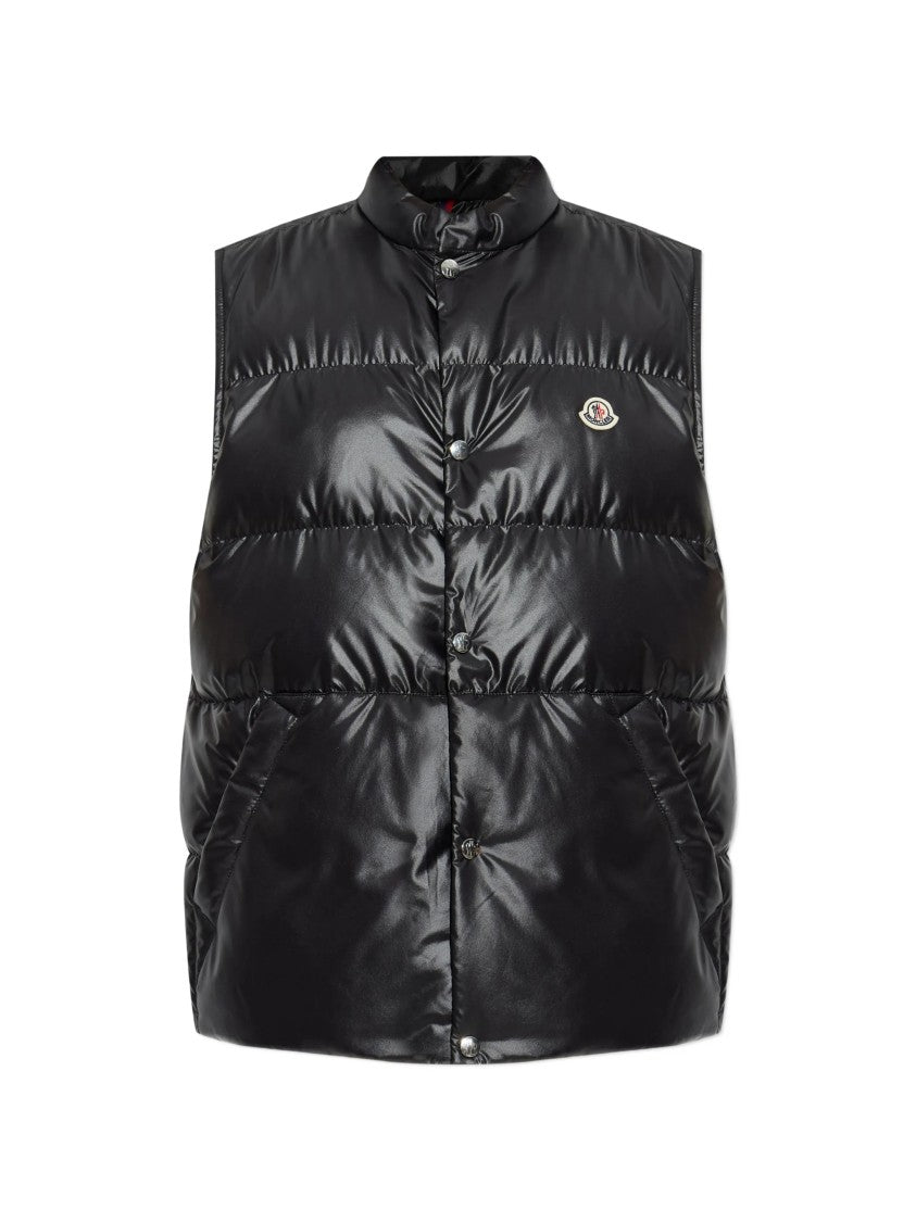 Moncler Black Restigo Quilted Puffer Gilet