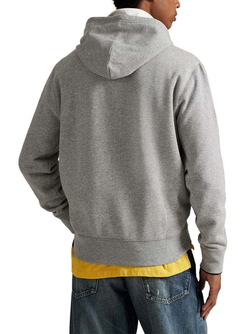 Polo Ralph Lauren Heather Grey Long Sleeve Knit Hoodie