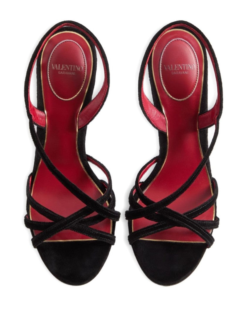 Valentino Garavani Fetishique Velvet Sandal 105Mm