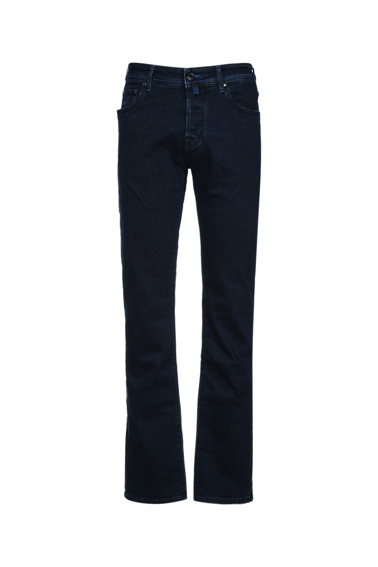 Jacob Cohen Straight-Leg Pants In Dark Wash