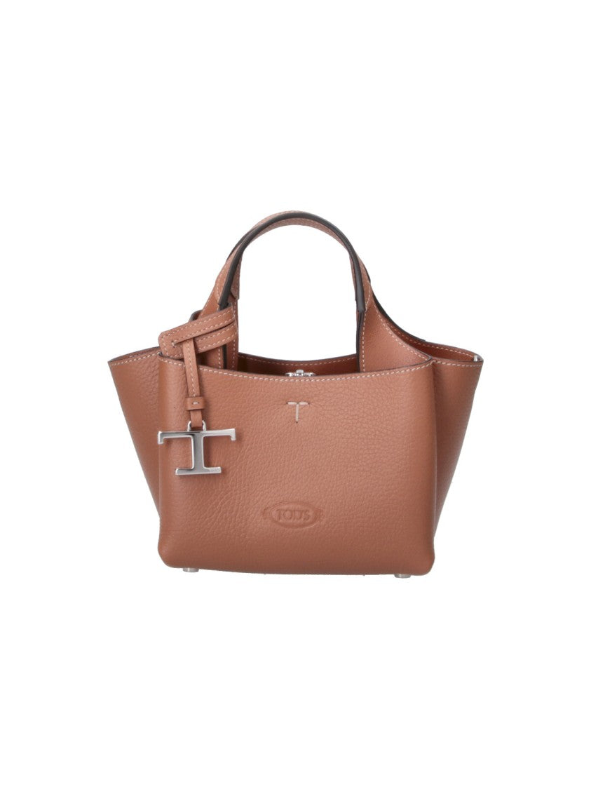 Tod's Brown Leather Mini Handbag