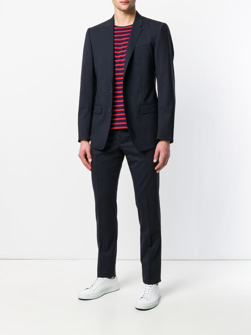 Dolce & Gabbana Blue Two-Piece Suit With Notch Lapel