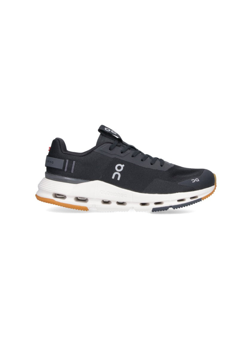 On Black Low-Profile Cushioned Sole Sneakers