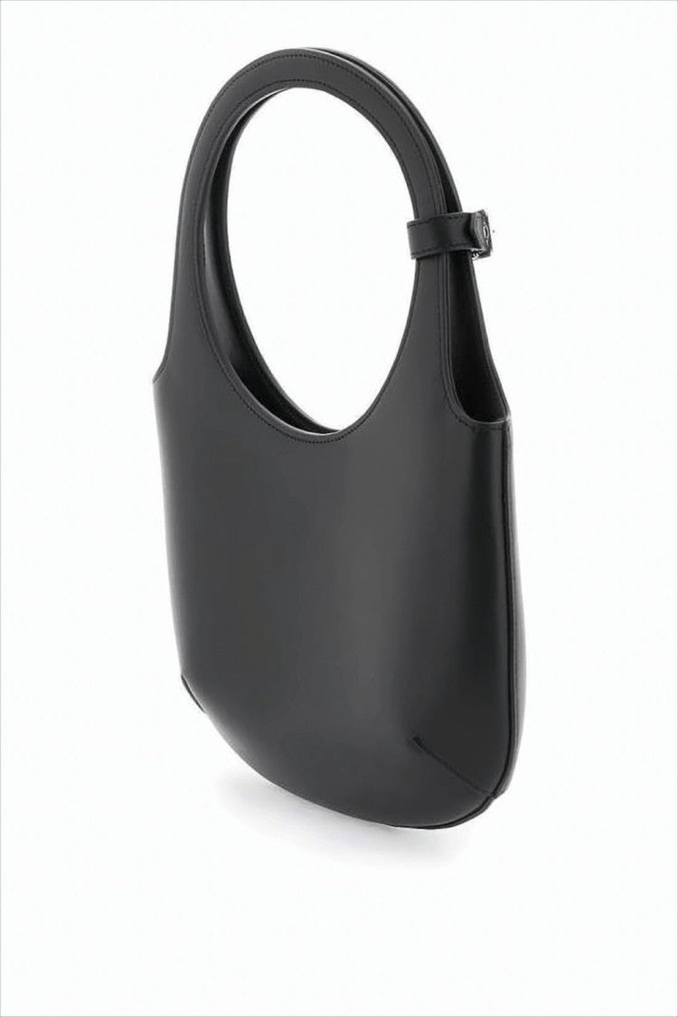 Courrèges Calf Leather Tote Bag With Adjustable Strap