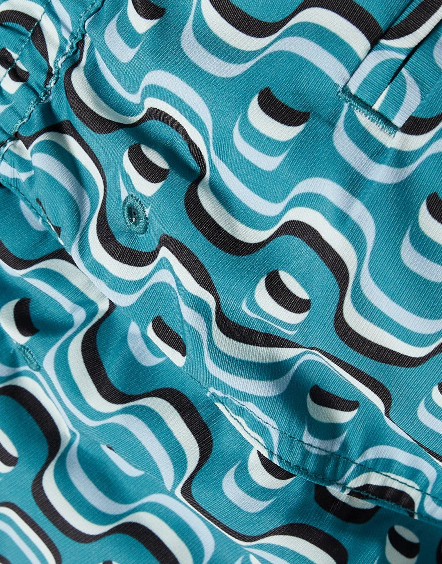 Frescobol Carioca Ipanema Camada Print Swim Shorts