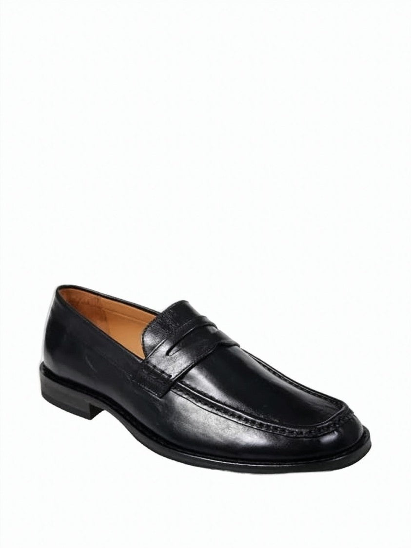 Our Legacy Polished Leather Loafers With Classic Penny Strap