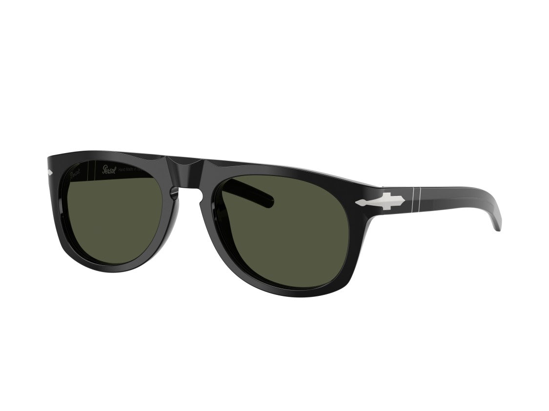 Persol Silver 0Po3401s Acetate Square Sunglasses