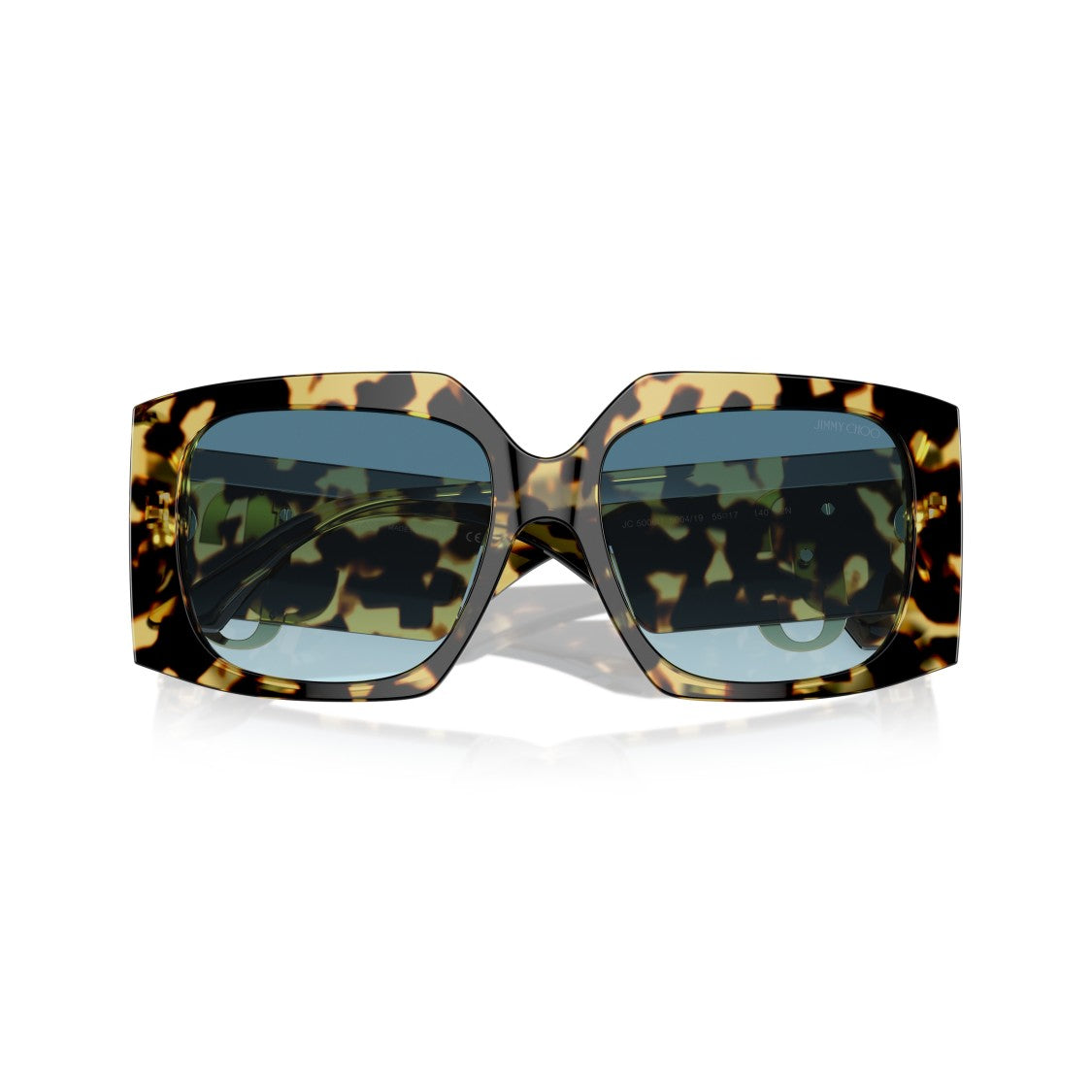 Jimmy Choo 0Jc5006u Oversized Tortoiseshell Square Frame Sunglasses
