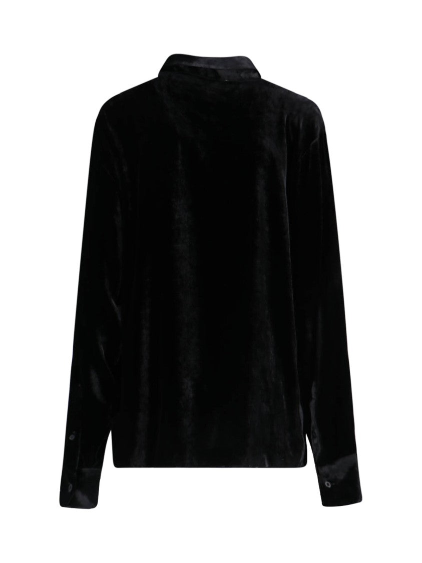Golden Goose Black Viscose Blend Shirt