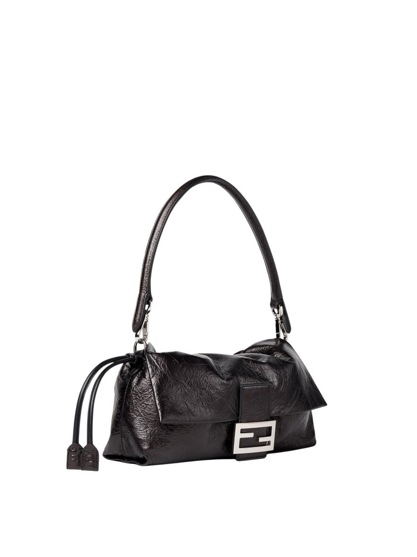 Fendi Baguette Soft Gathered Leather Handbag