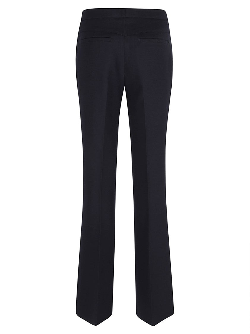 Etro High-Waisted Stretch Wool-Blend Gabardine Trousers