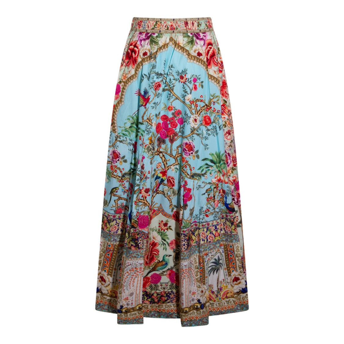 Camilla Mid-Length Skirt With Flowing Silhouette And Lightweight Fabric