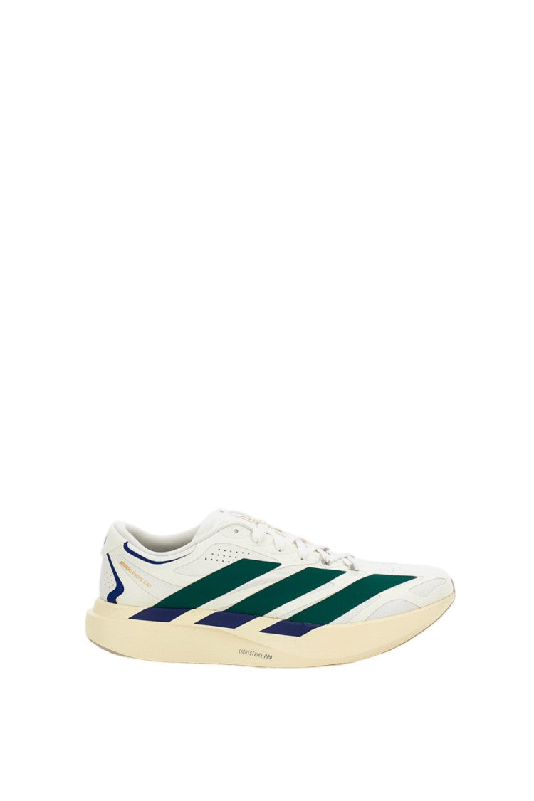 Adidas Originals White Adizero Evo Sl Exo Synthetic Suede Sneakers