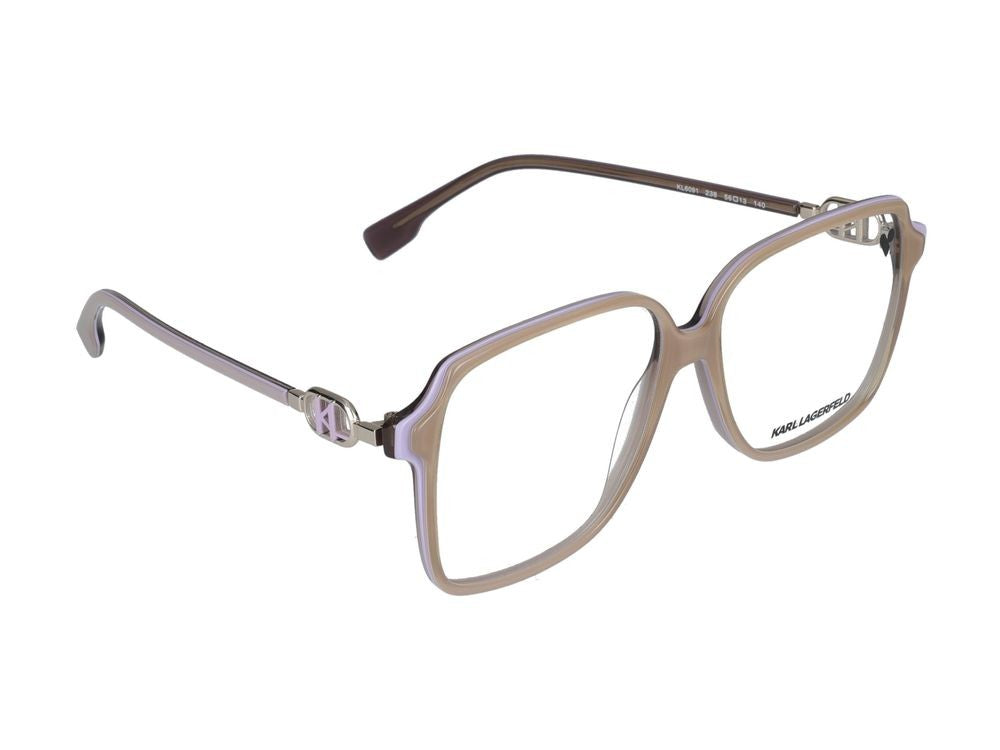 Karl Lagerfeld Eyeglasses Karl Lagerfeld Kl6091 238 Beige/Lilac 56/13/140
