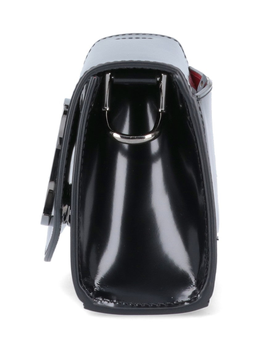 Christian Louboutin "Loubi54" Mini Shoulder Bag – Black